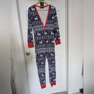Tipsy Elves Festive Onesie with Butt Flap